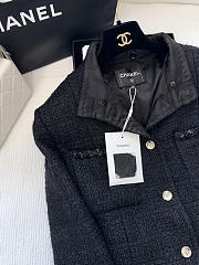 Colestore Chanel Black Tweed Hooded Jacket - 5