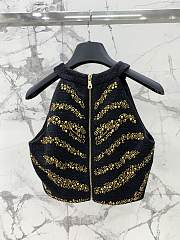 Colestore Balmain Embroidered Tweed Black Set  - 2