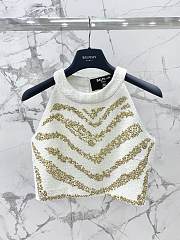 Colestore Balmain Embroidered Tweed White Set  - 4