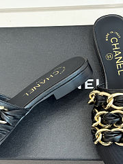 Colestore Chanel Mules  Lambskin & Grosgrain Black - 2