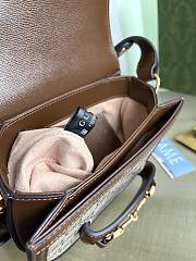 Colestore Gucci Horsebit 1955 Mini Rounded Bag 17x18.5x7.5cm - 3