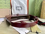 Colestore Gucci Jackie Medium Bag in Rosso Ancora Patent Leather 27.5x19x4cm - 5