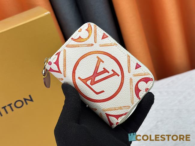 Colestore Louis Vuitton LV By The Pool Zippy Coral 11 x 8 x 1 cm - 1
