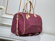 Colestore Louis Vuitton Travels With Grace Coddington Keepall Foldable 45 Monogram Red 45 x 20 x 27 cm - 6