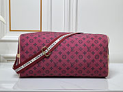 Colestore Louis Vuitton Travels With Grace Coddington Keepall Foldable 45 Monogram Red 45 x 20 x 27 cm - 4