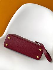 Colestore Louis Vuitton Capucines BB Burgundy Taurillon Leather 27 x 17.3 x 9 cm - 5