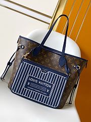 Colestore Louis Vuitton Neverfull Inside Out MM Monogram Navy 31 x 28 x 14 cm - 1