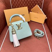 Colestore Louis Vuitton Capucines Mini Jade Green Taurillon Leather 21 x 13.6 x 8 cm - 1