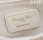 Colestore Dior Mini Soft Saddle Bag with Strap Latte Vintage Smooth Calfskin  20 x 14 x 6 cm - 3