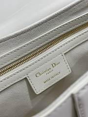 Colestore Dior Medium Soft Saddle Bag with Strap Latte Vintage Smooth Calfskin 24 x 20 x 7 cm - 2