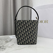 Colestore Dior Small Diorstar Bucket Bag Blue Dior Oblique Jacquard 20 x 24 x 15 cm - 1