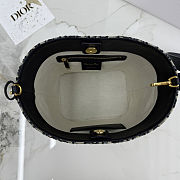 Colestore Dior Small Diorstar Bucket Bag Blue Dior Oblique Jacquard 20 x 24 x 15 cm - 5