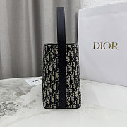 Colestore Dior Small Diorstar Bucket Bag Blue Dior Oblique Jacquard 20 x 24 x 15 cm - 4