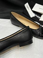 Colestore Chanel Ballerina Shoes Lambskin & Glossy Calfskin Black - 2
