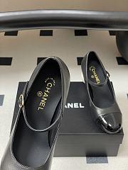 Colestore Chanel Mary Janes Lambskin, Shiny Calfskin & Faux Pearl Black - 4