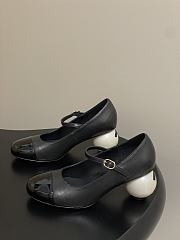 Colestore Chanel Mary Janes Lambskin, Shiny Calfskin & Faux Pearl Black - 3