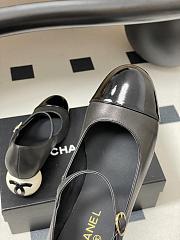 Colestore Chanel Mary Janes Lambskin, Shiny Calfskin & Faux Pearl Black - 2