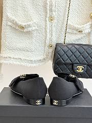 Colestore Chanel Mary Janes Grosgrain & Calfskin Black - 3