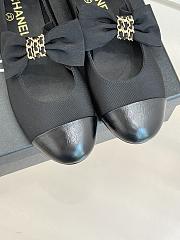 Colestore Chanel Mary Janes Grosgrain & Calfskin Black - 2