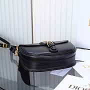 Colestore Dior Medium Dior Bobby Bag Black Grained Calfskin 22.5x17.5x6.5cm - 4