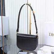 Colestore Dior Medium Dior Bobby Bag Black Grained Calfskin 22.5x17.5x6.5cm - 3