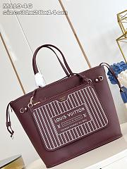 Colestore Louis Vuitton Neverfull Inside Out MM Monogram Garnet Red 31 x 28 x 14 cm - 1