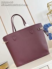 Colestore Louis Vuitton Neverfull Inside Out MM Monogram Garnet Red 31 x 28 x 14 cm - 5