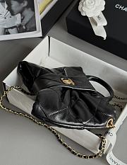 Colestore Chanel Mini Bow Bag Shiny Lambskin & Gold Plated Metal Black 18x26x5cm - 6