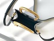 Colestore Bulgari Black Calf leather Serpentine Tote 13 x 17.5 x 5.5 cm - 5