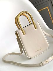 Colestore Bulgari Ivory Calf leather Serpentine Tote 13 x 17.5 x 5.5 cm - 1