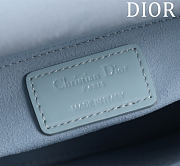 Colestore Dior Small Lady Dior My ABC Dior Bag Powder Blue Patent Cannage Calfskin 20x16x8cm - 2