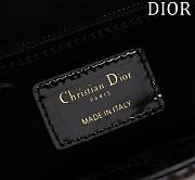 Colestore Dior Small Lady Dior My ABC Dior Bag Black Patent Cannage Calfskin 20x16x8cm - 4