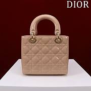 Colestore Dior Small Lady Dior My ABC Dior Bag Blush Patent Cannage Calfskin 20x16x8cm - 4