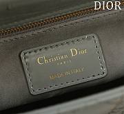 Colestore Dior Small Lady Dior My ABCDior Bag Ethereal Green Patent Cannage Calfskin 20x16x8cm - 4