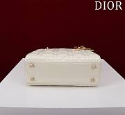 Colestore Dior Small Lady Dior My ABCDior Bag Latte Patent Cannage Calfskin 20x16x8cm - 4