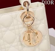 Colestore Dior Small Lady Dior My ABCDior Bag Latte Patent Cannage Calfskin 20x16x8cm - 2
