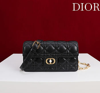 Colestore Dior Jolie Mini Bag Black Cannage Lambskin 21 x 11.5 x 4.5 cm