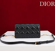 Colestore Dior Jolie Mini Bag Black Cannage Lambskin 21 x 11.5 x 4.5 cm - 3