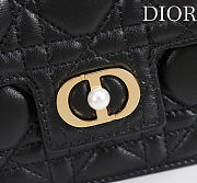 Colestore Dior Jolie Mini Bag Black Cannage Lambskin 21 x 11.5 x 4.5 cm - 2