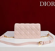 Colestore Dior Jolie Mini Bag Powder Pink Cannage Lambskin 21 x 11.5 x 4.5 cm - 6