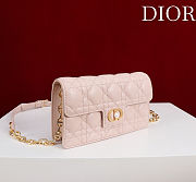 Colestore Dior Jolie Mini Bag Powder Pink Cannage Lambskin 21 x 11.5 x 4.5 cm - 5