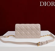 Colestore Dior Jolie Mini Bag Powder Beige Cannage Lambskin 21 x 11.5 x 4.5 cm - 6