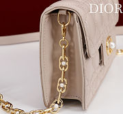 Colestore Dior Jolie Mini Bag Powder Beige Cannage Lambskin 21 x 11.5 x 4.5 cm - 3