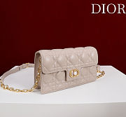 Colestore Dior Jolie Mini Bag Powder Beige Cannage Lambskin 21 x 11.5 x 4.5 cm - 2