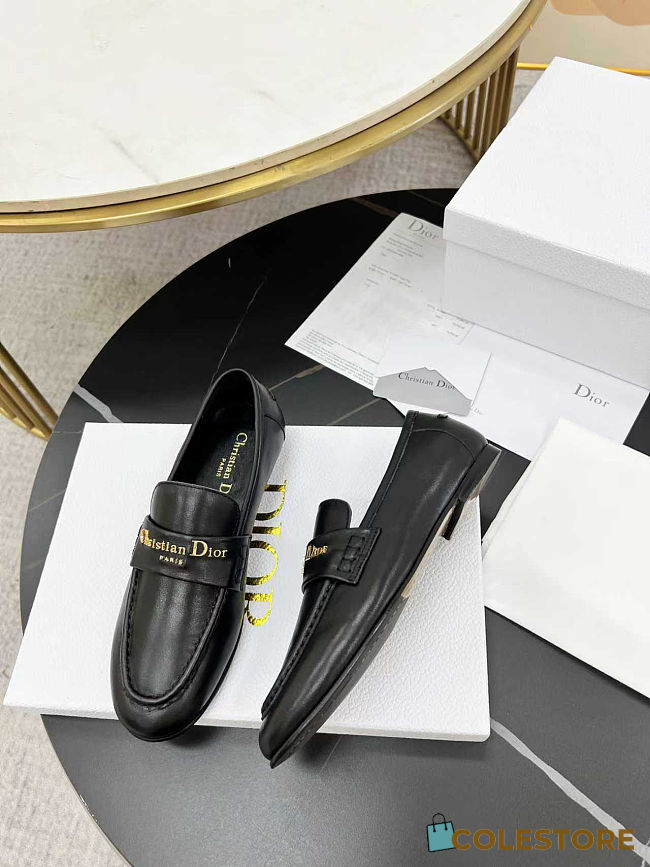 Colestore Dior Boy Loafer Black Supple Calfskin - 1