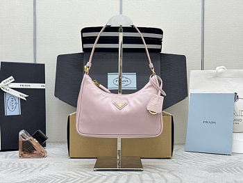Colestore Prada Re-Edition 2005 Re-Nylon and Saffiano Mini Bag Alabaster 22x18x6.5cm