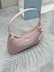 Colestore Prada Re-Edition 2005 Re-Nylon and Saffiano Mini Bag Alabaster 22x18x6.5cm - 6