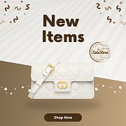 Colestore Dior Jolie Mini Bag Latte Cannage Lambskin 21 x 11.5 x 4.5 cm - 1