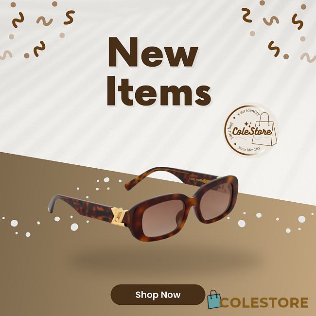 Colestore Louis Vuitton LV Go-14 Oval Sunglasses Dark Tortoise - 1