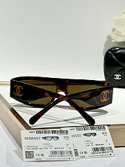 Colestore Chanel Shield Sunglasses Nylon Dark Dark Havana - 4